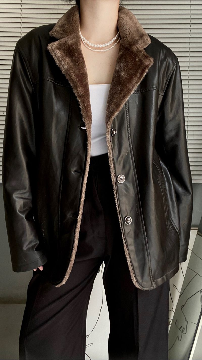 LEATHER BLAZER, foto 4