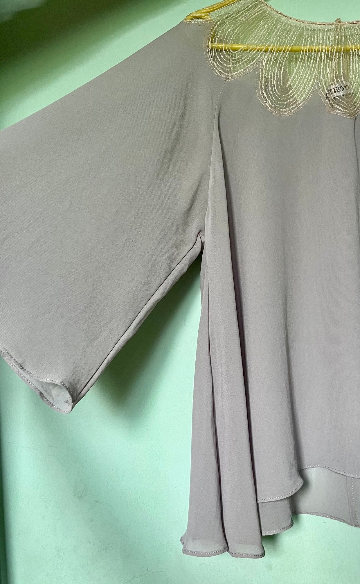 Muslim Blouse Wanita gray
