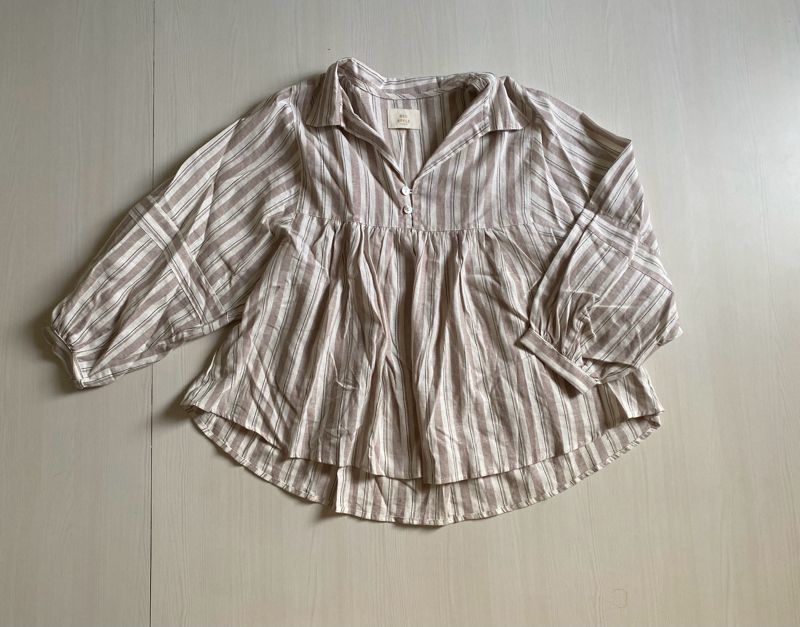 Red Apple Linen Blouse, foto 3