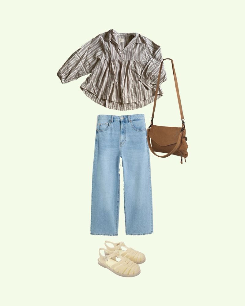 Red Apple Linen Blouse, foto 2