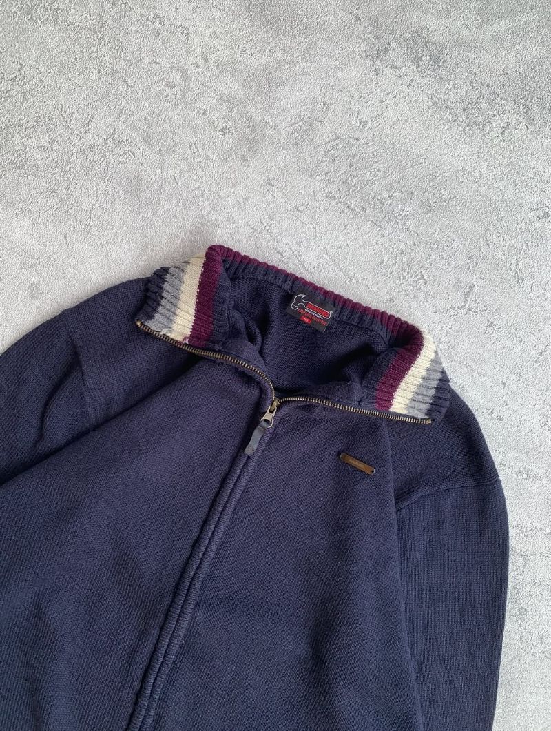 Knitwear vintage basic full zipper by Hammer, foto 3