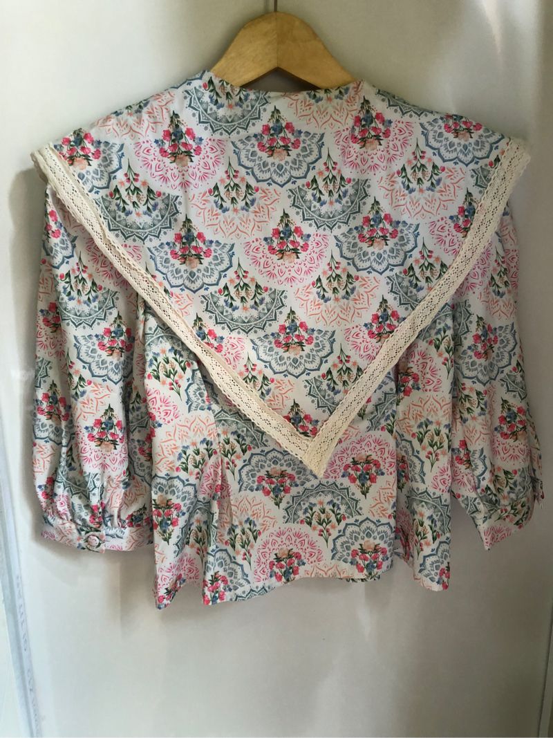 Korean flower blouse, foto 2