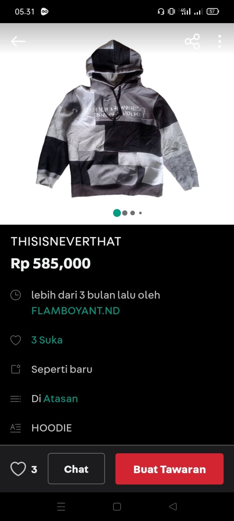 Hoodie iam not human being, foto 3