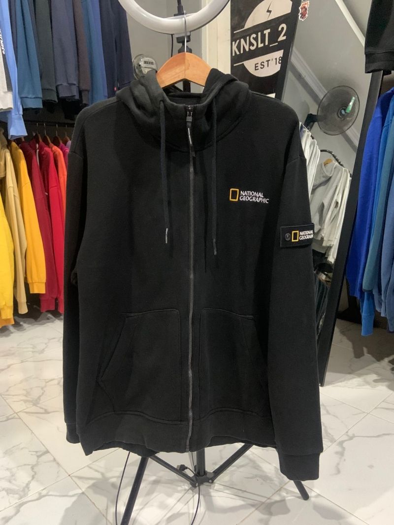 Zip Hoodie national geographic with patch, foto 2