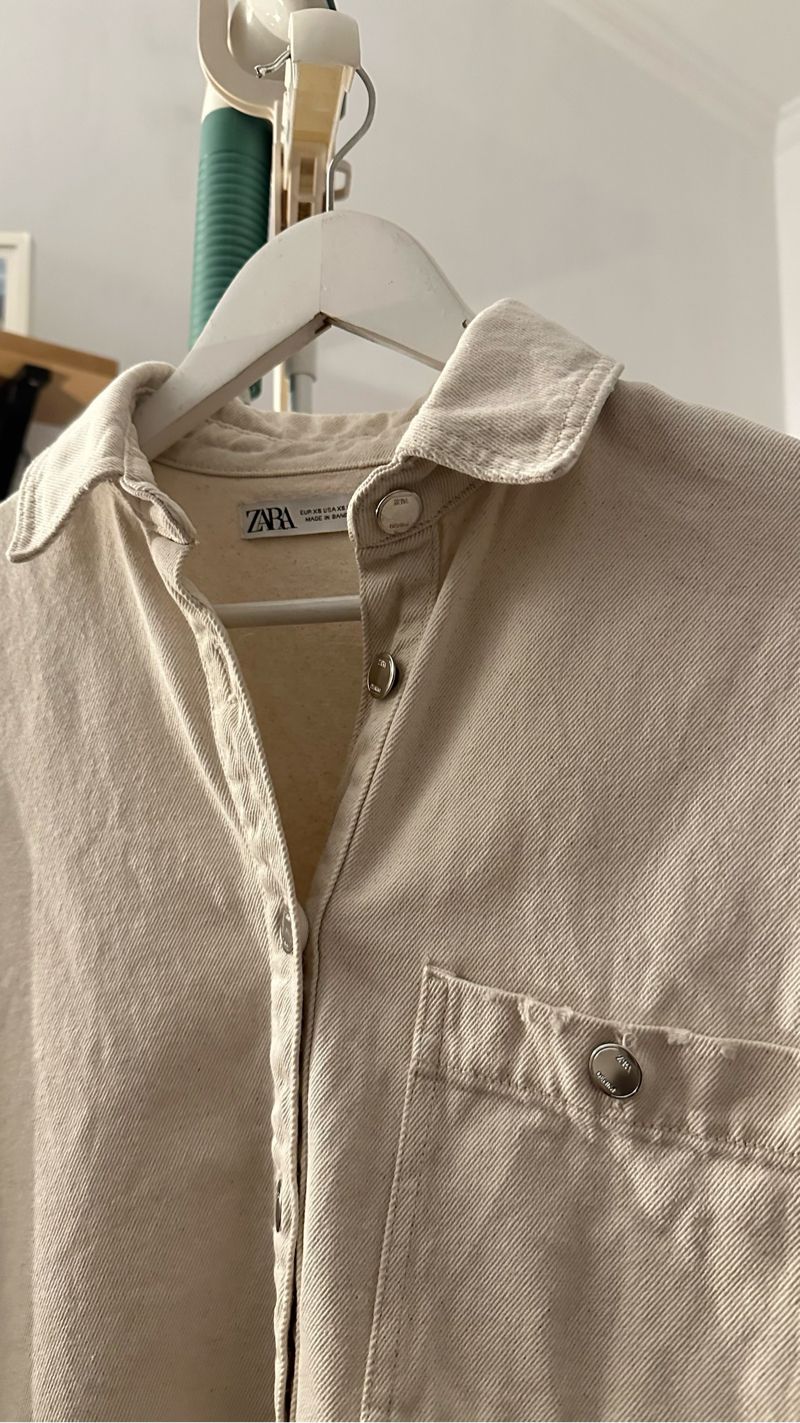 Ripped Denim Jacket Zara, foto 2