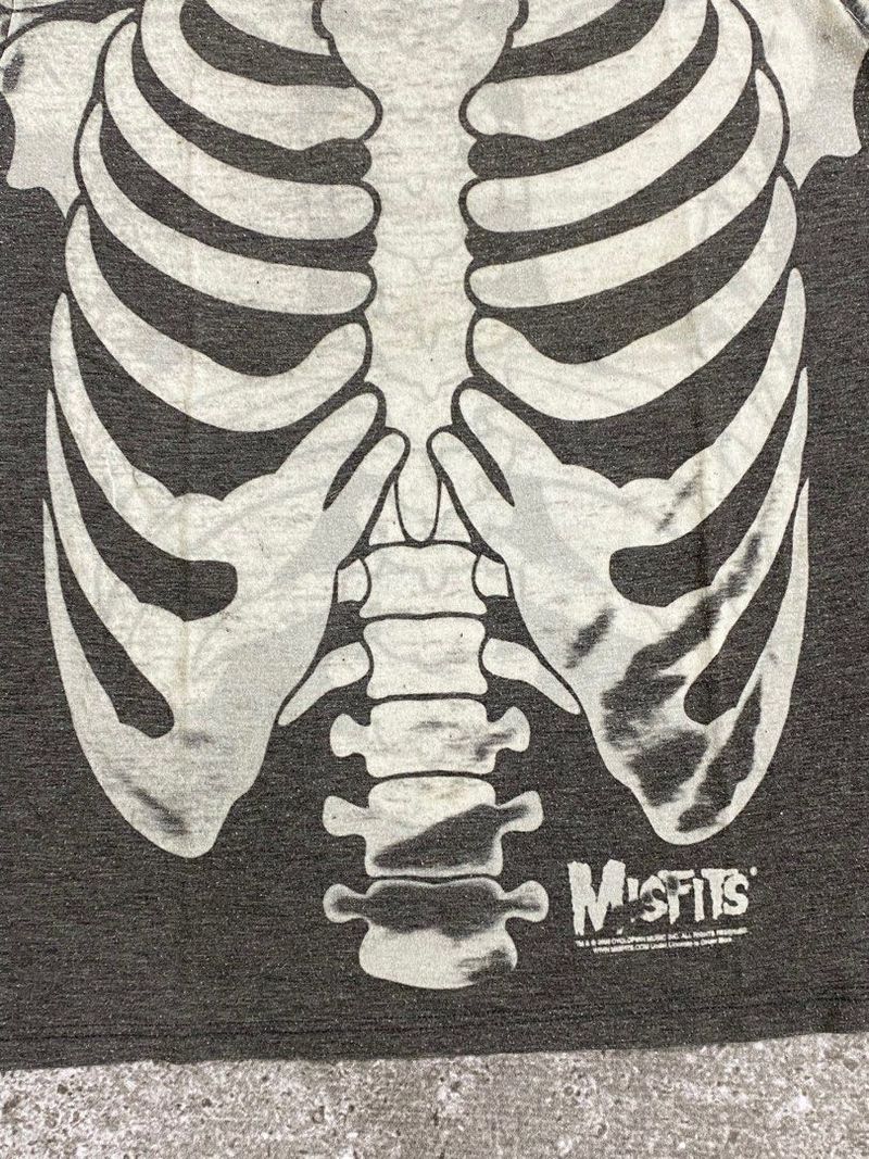y2k misfits skleton t shirt, foto 4
