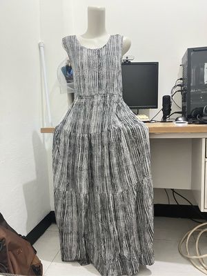 Black and White Stripes Dress