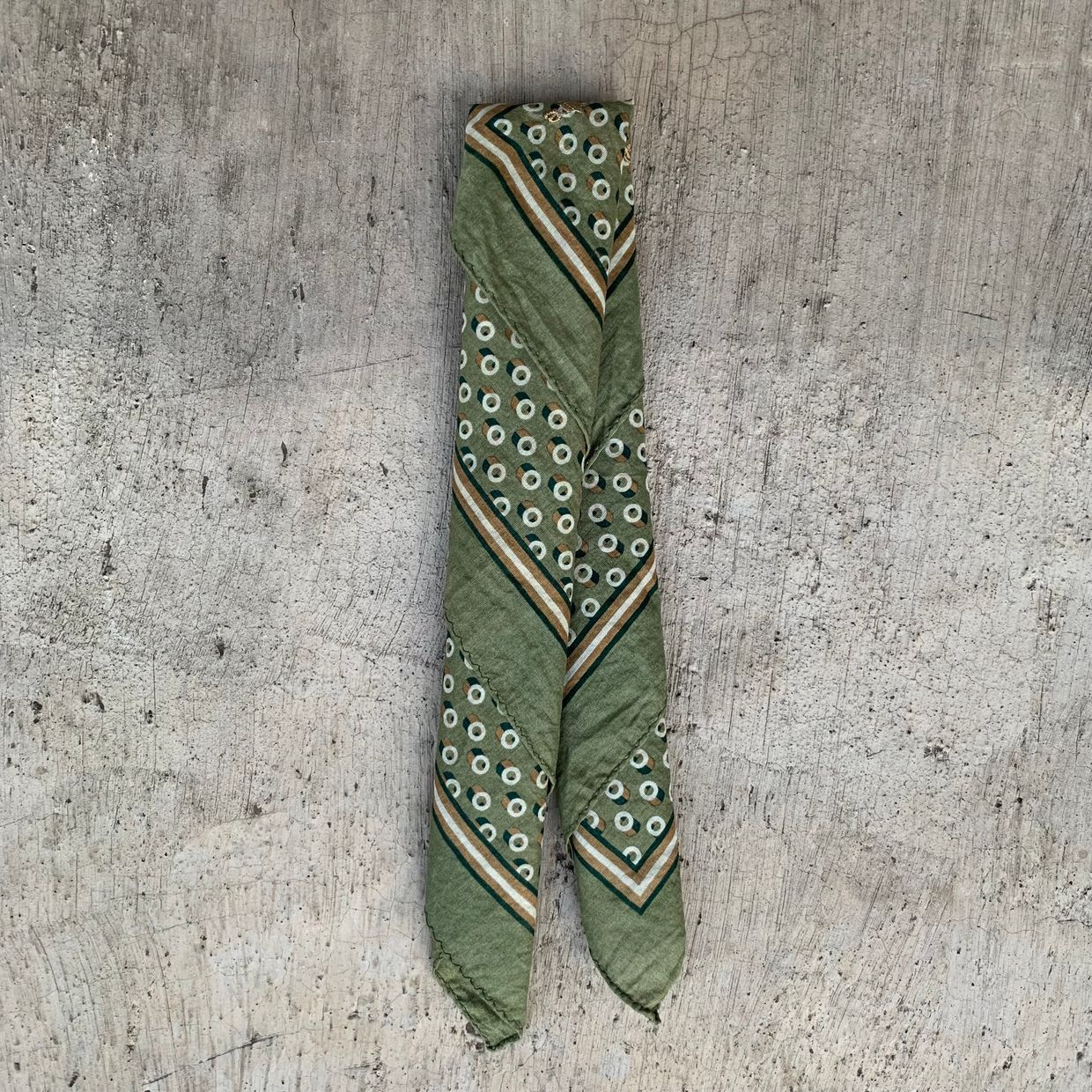 Vintage Scarf Pria green, foto 2