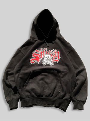 2000s STUSSY Vintage Skull Bones Graphic Hoodie