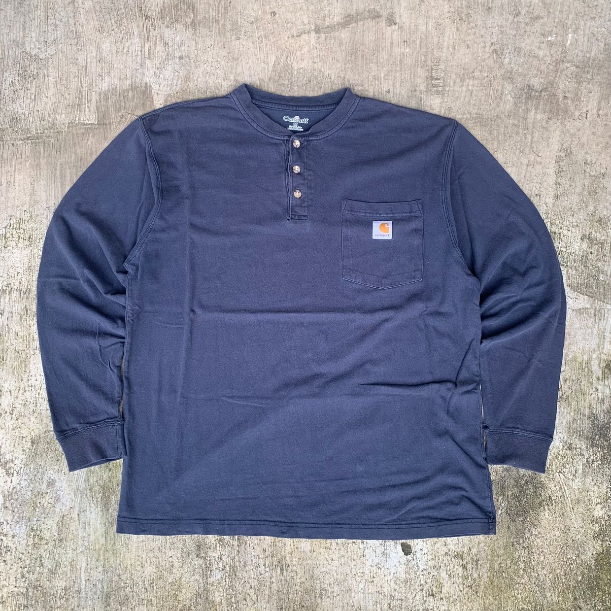 Carhartt Vintage Streetwear T-shirt Pria navy