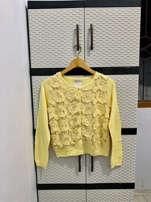 cardigan kuning
