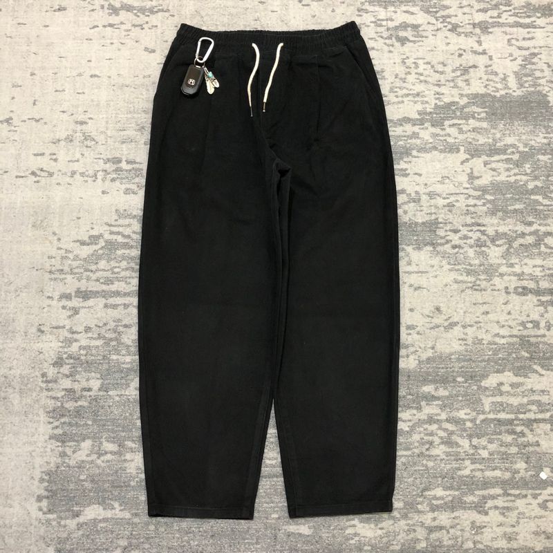 Wvproject one tuck wide relaxpants black, foto 2