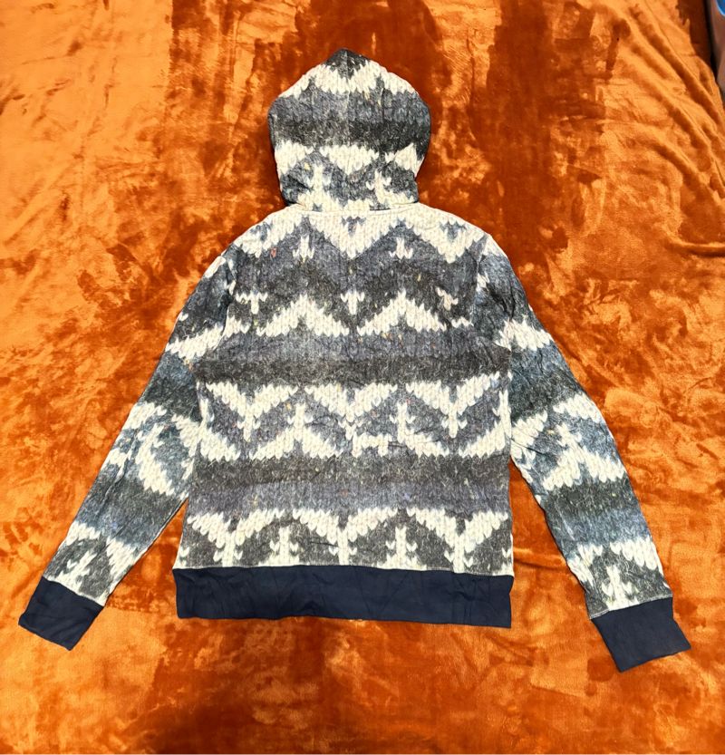 Design Tshirts Store graniph Aztec Pattern Navajo Zip Hoodie, foto 2