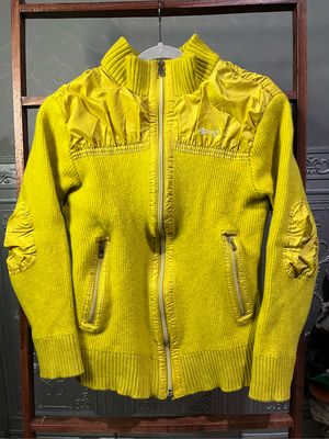Jaket zipper Louis castel Yellow