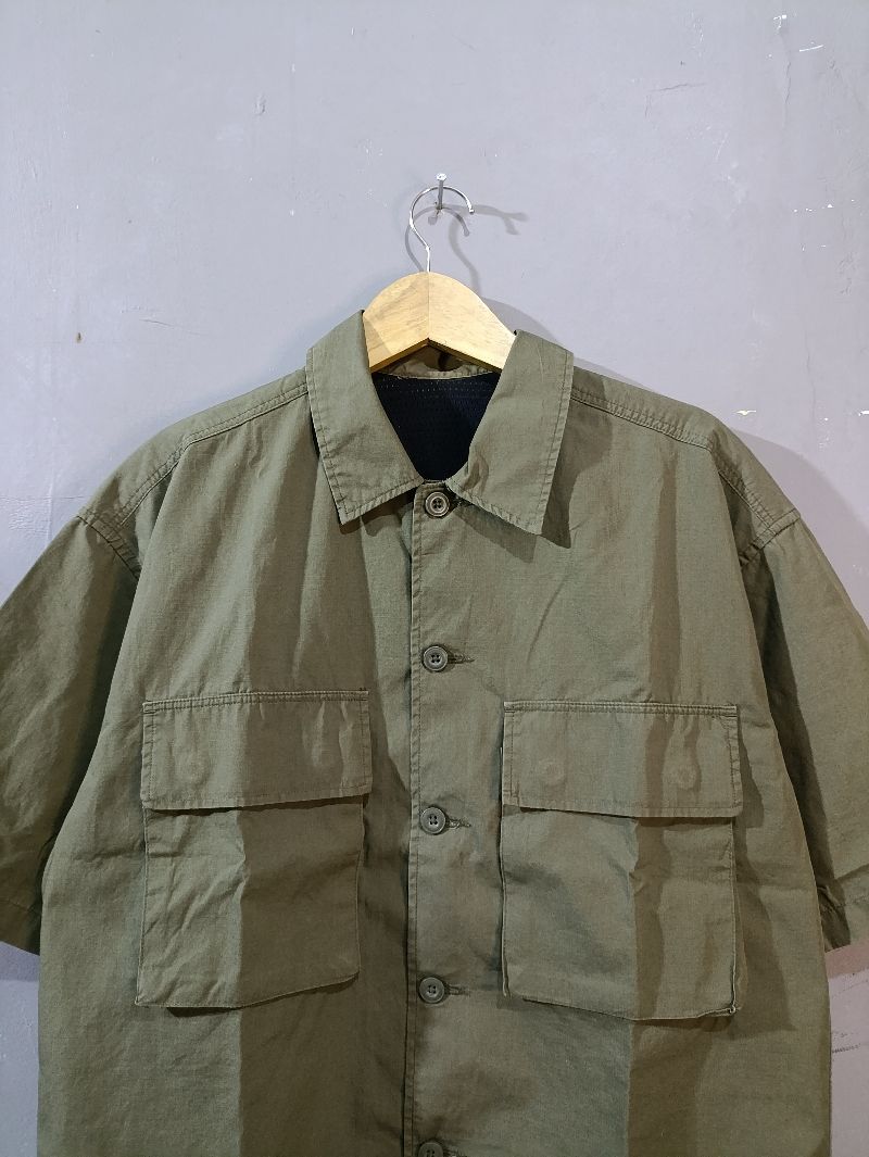 GU Uniqlo Double Big Pocket Work Shirt, foto 4