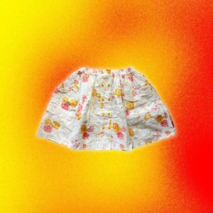 Floral Mini Skirt