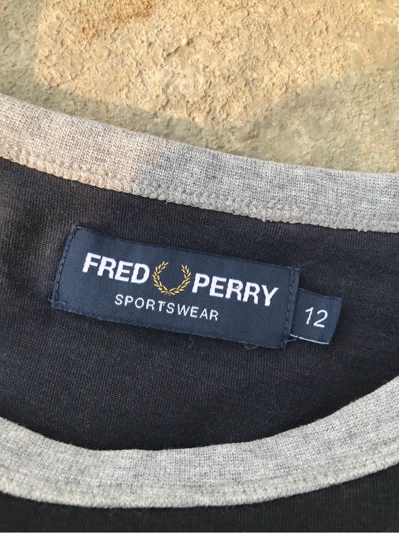 Fred Perry Ringer Shirt Dark Navy, foto 4