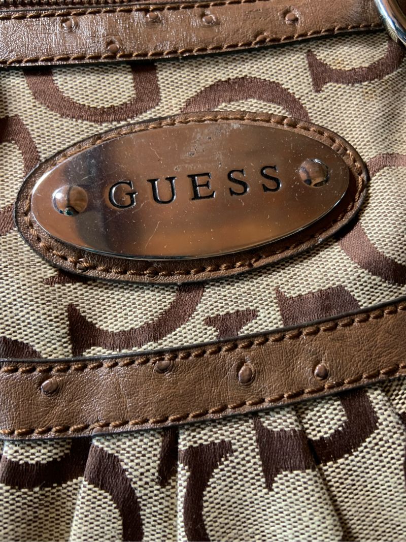 Shoulder bag (Guess) Kulit burung, foto 2