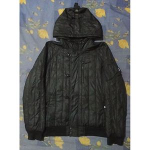 Jaket Puffer Bulang Avirex Vintage Black