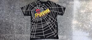 Marvel Web Tee Spider-Man 90s , T-Shirt Hot Topic 80 Years,