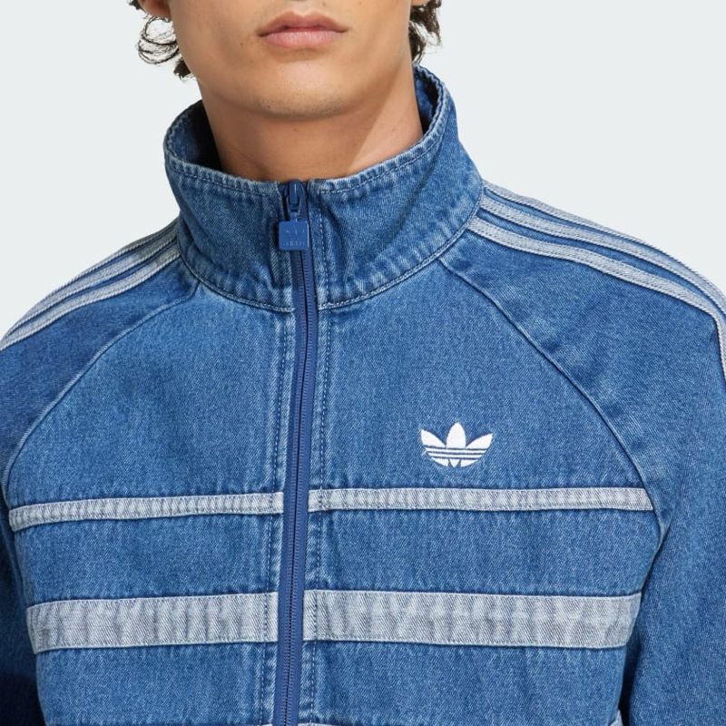 Adidas Denim Firebird Jacket Blue, foto 3