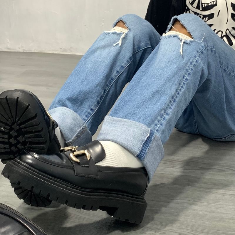 UNIQLO SLIM STRAIGHT RIPPED JEANS, foto 4