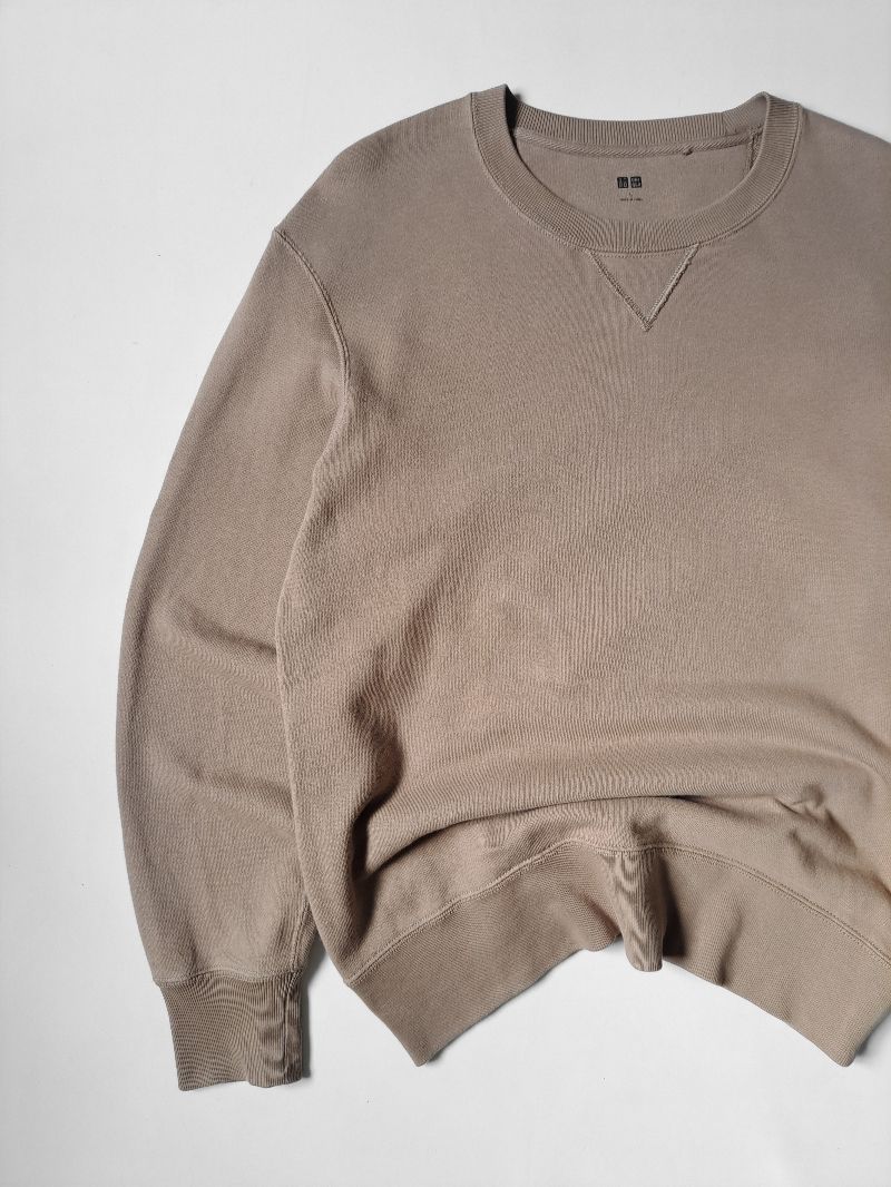 Crewneck Uniqlo Light Brown, foto 2