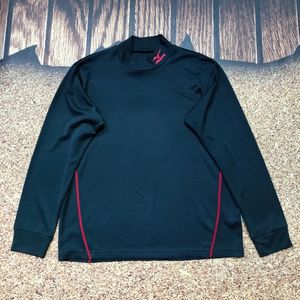 kaos panjang hitam pria MIZUNO kaos jersey olah raga long