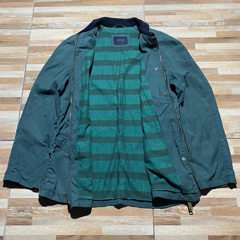 Zara Basic  OG Outer Work Jacket Canvas, foto 3