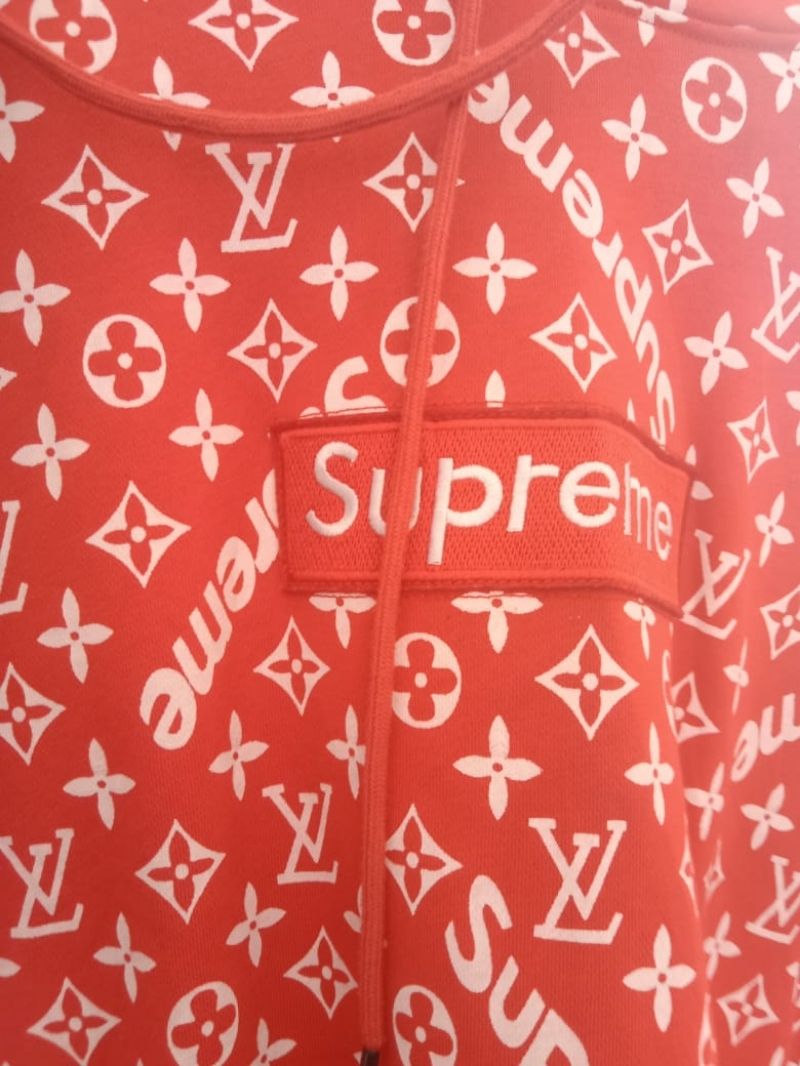 HOODIE LV SUPREME JAPAN, foto 2