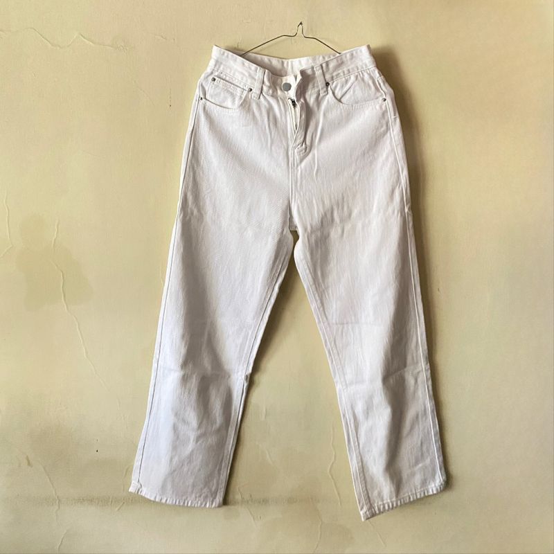 celana jeans putih, foto 7