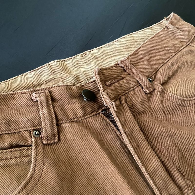 celana jeans coklat, foto 3