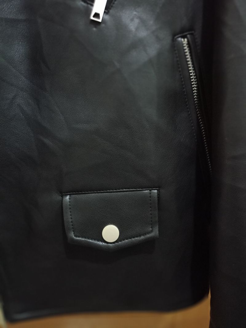 Jaket Kulit Ramones size M/L, foto 6