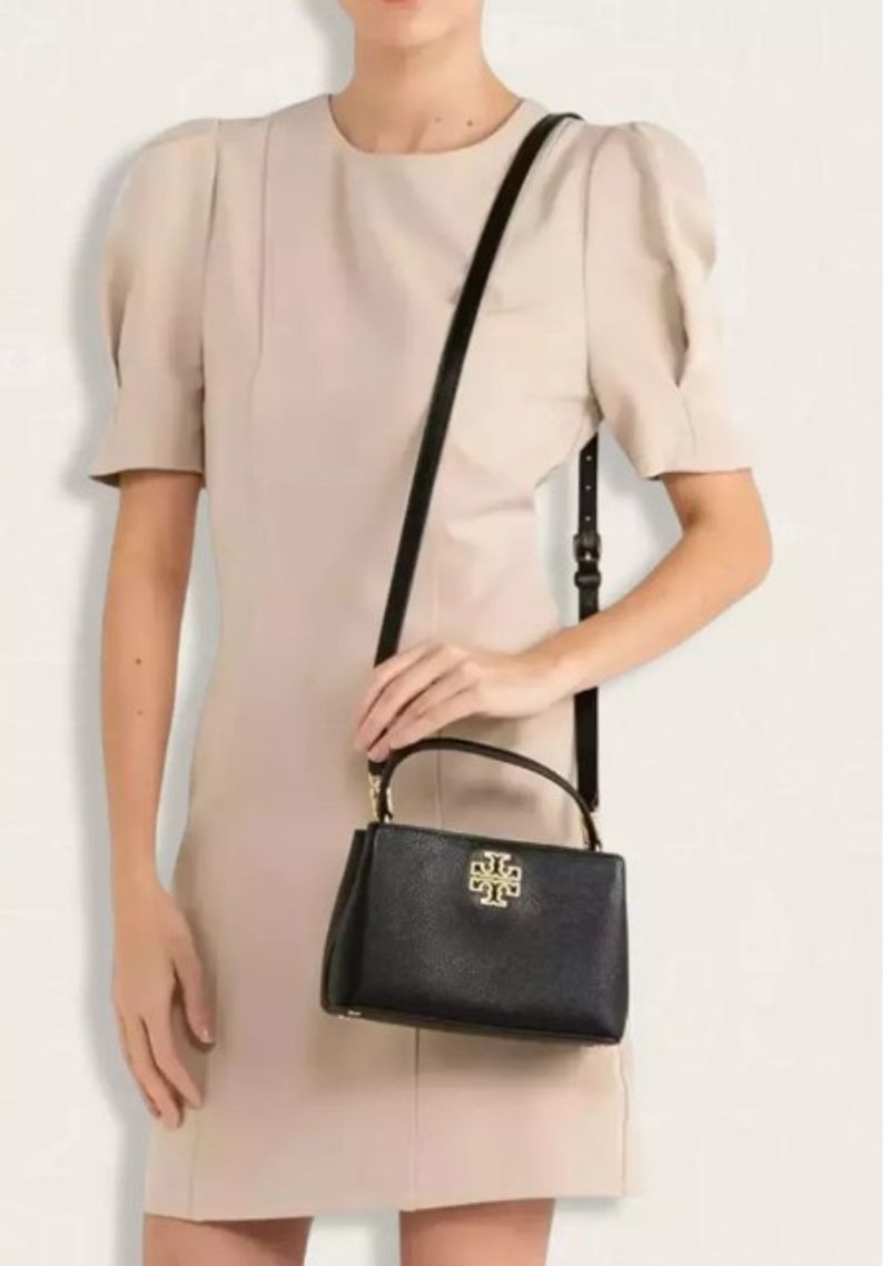 Tory Burch Britten Micro Satchel White, foto 5