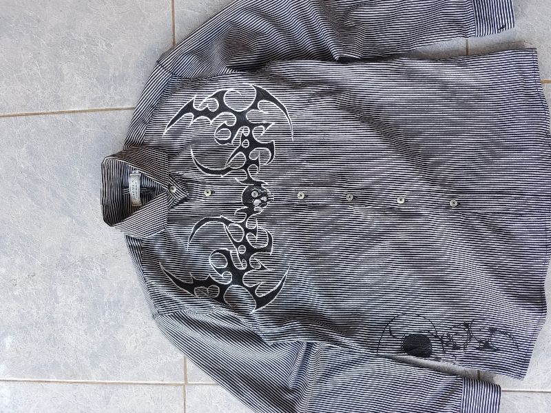 kemeja salur custom handpain, foto 4