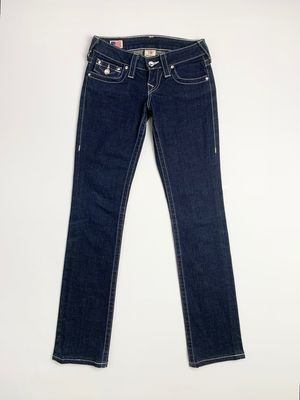Y2k True Religion Disco Billy Low Rise Blue Indigo
