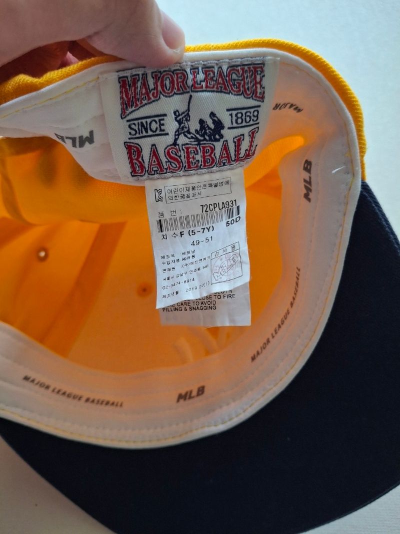 Topi Baseball MLB NY Yankees Kuning Motif Full Patch | Topi, foto 6