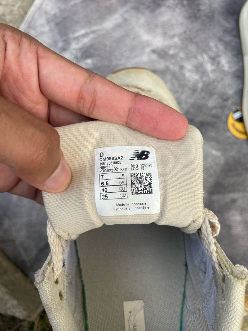 Sepatu New Balance 996 Beige, foto 7