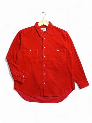 Outer Cordurory shirt red candy