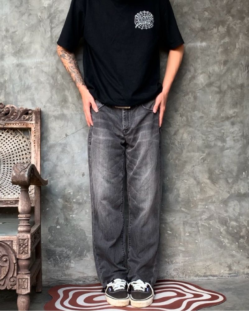 CALVIN KLEIN GREY WASHED JEANS, foto 2