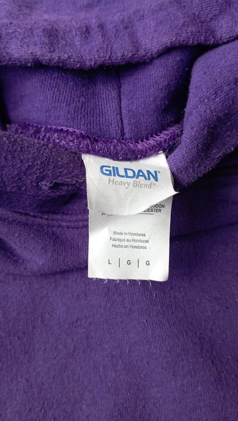 2000's Heavyweight Purple Boxy Hoodie, foto 4