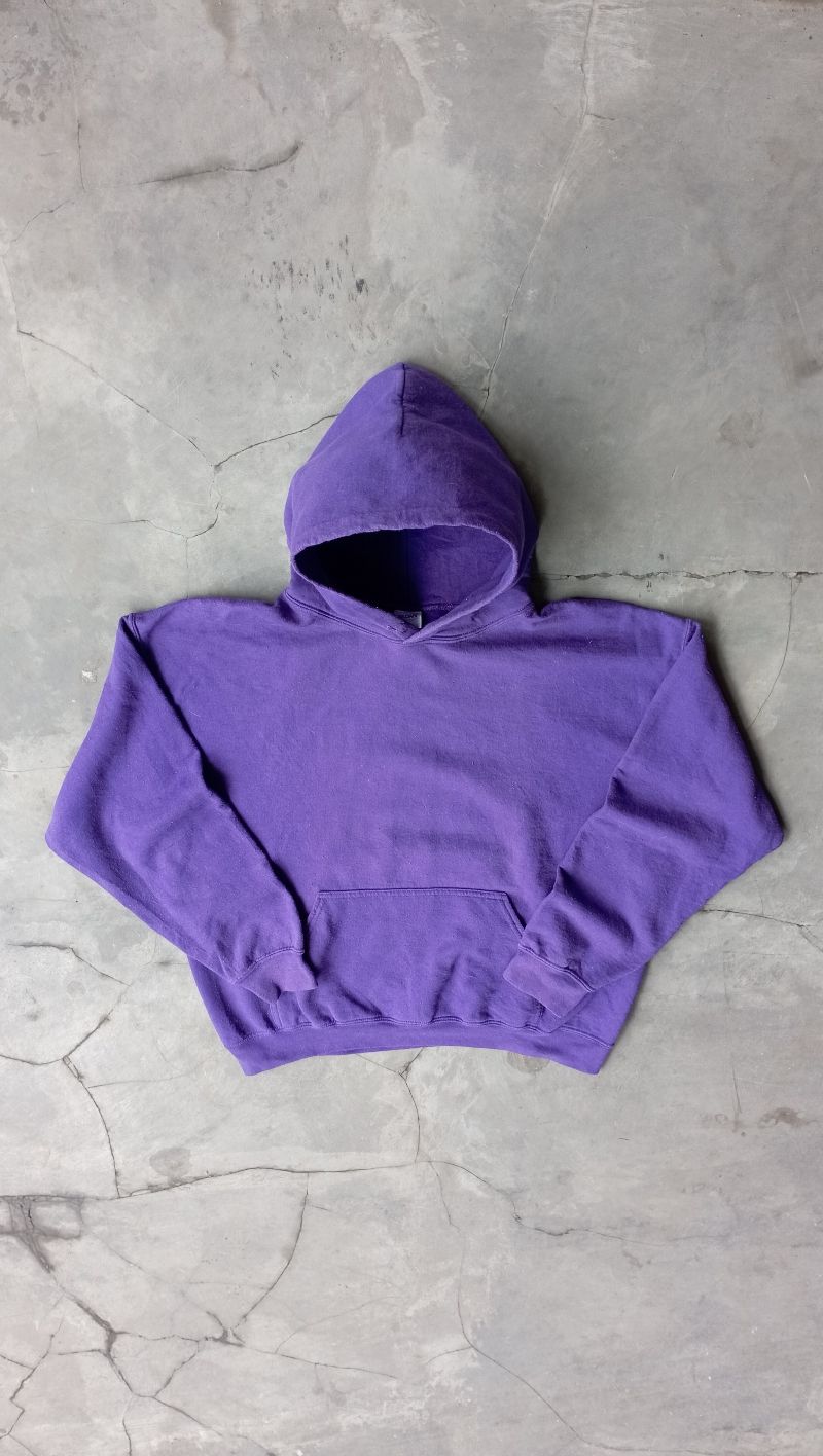2000's Heavyweight Purple Boxy Hoodie, foto 2