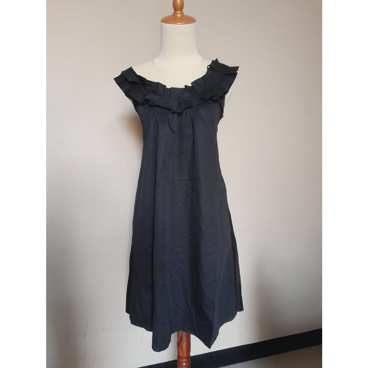 ZARA Casual Midi dress Wanita black