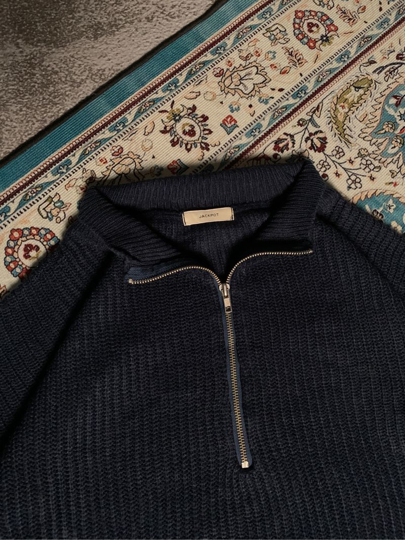 JACKPOT HALFZIP KNIT SWEATER, foto 2