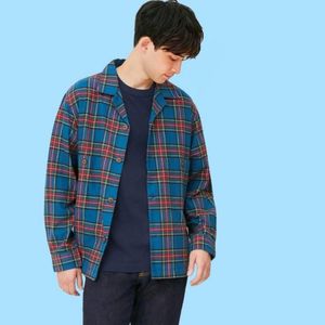 GU Open Collar Flannel Outer