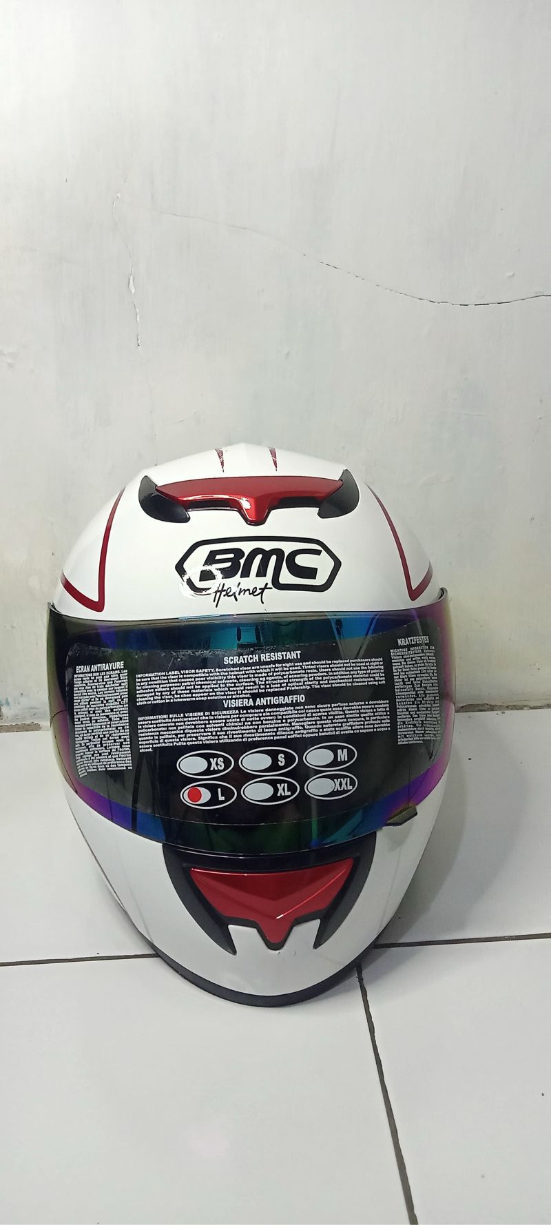 Helm Full Face White BMC Blade 200, foto 2