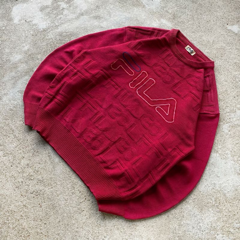 VTG FILA CLASSCI KNIT SWEATER, foto 4