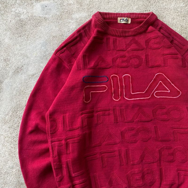 VTG FILA CLASSCI KNIT SWEATER, foto 3
