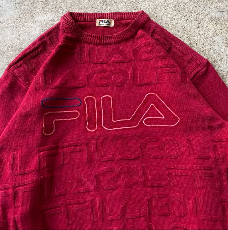 VTG FILA CLASSCI KNIT SWEATER, foto 2