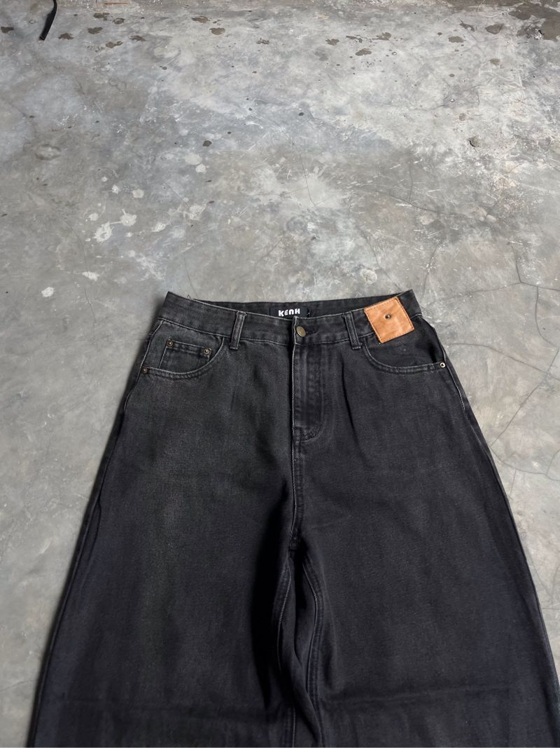 Black baggy jeans heavyweight, foto 4